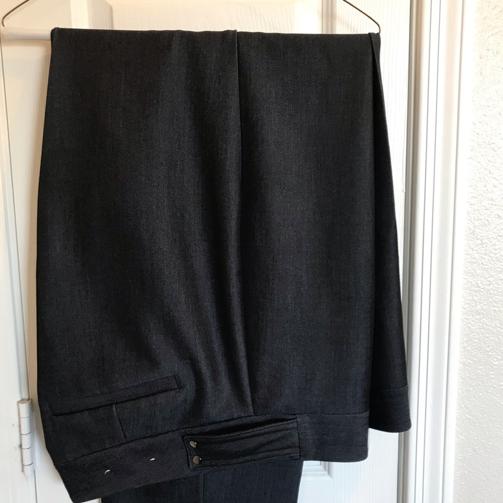 Navy trouser 20. Stretch fabric with denim look